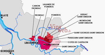 carte vins libournais